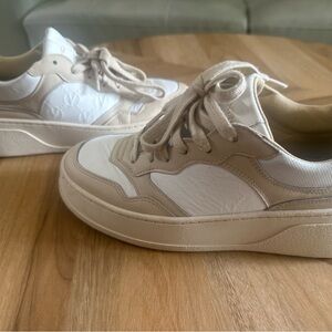 Valentino Cream and White Sneakers